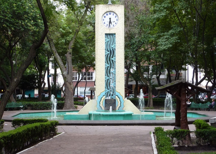 parque mexico y fuente 